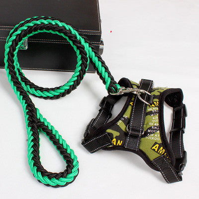 Nylon Medium & Large Dog Harness / Collar / K9 Padded